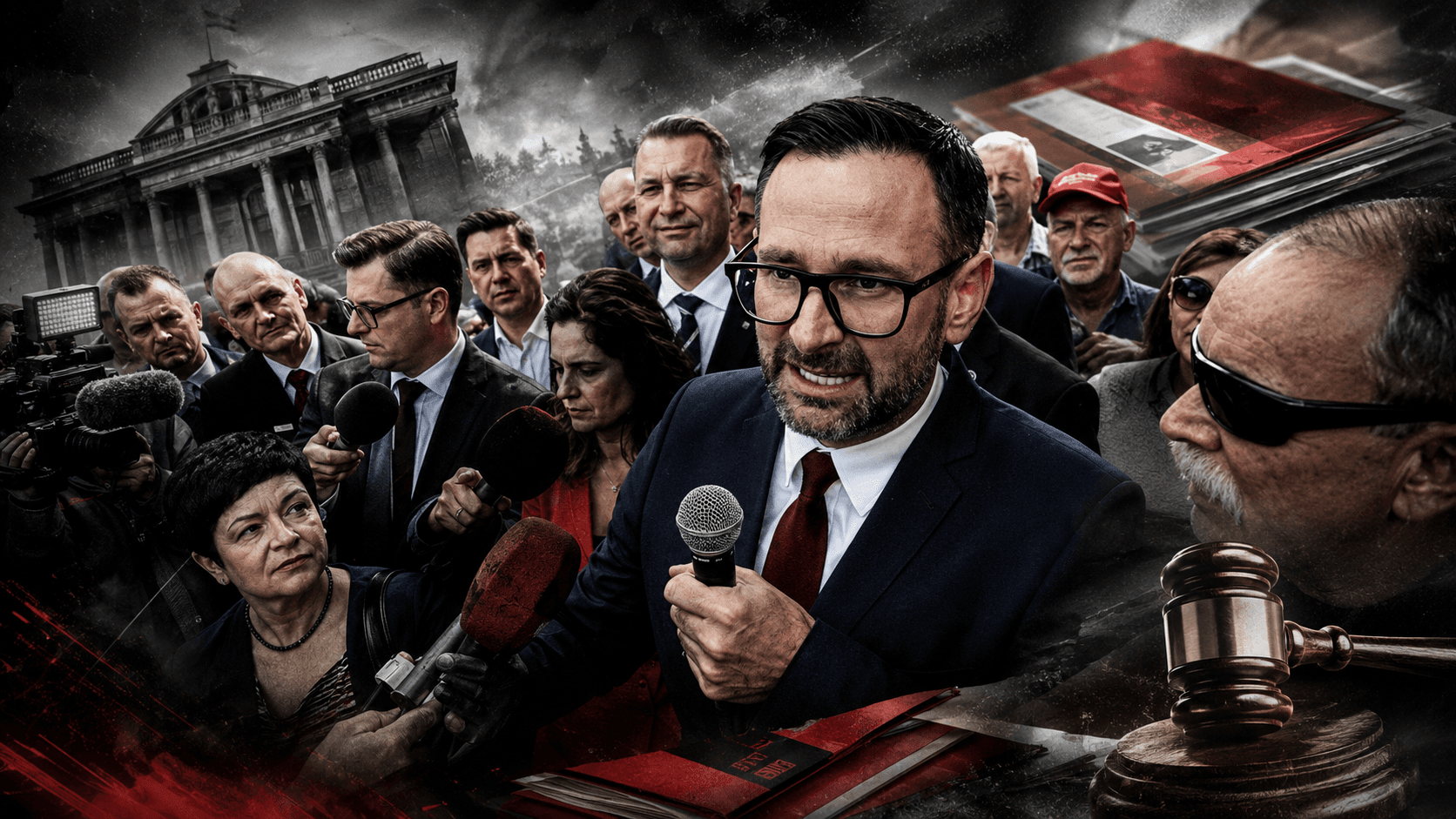 Grafika Top 5 dnia Wirtualnego Sejmu o najważniejszych wydarzeniach politycznych 28 lipca 2026 roku.