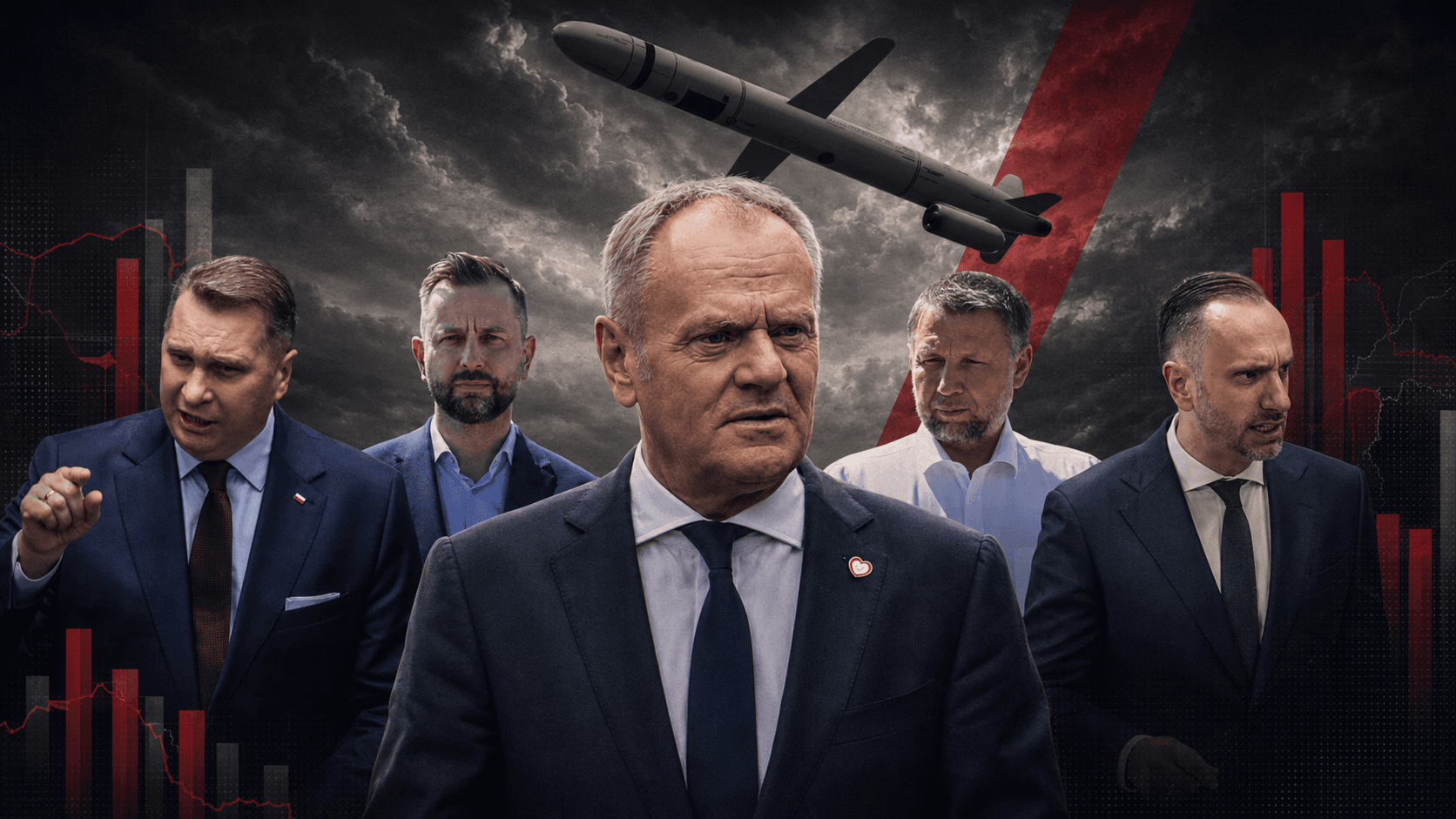 Grafika Top 5 dnia Wirtualnego Sejmu o najważniejszych wydarzeniach politycznych 31 lipca 2026 roku.
