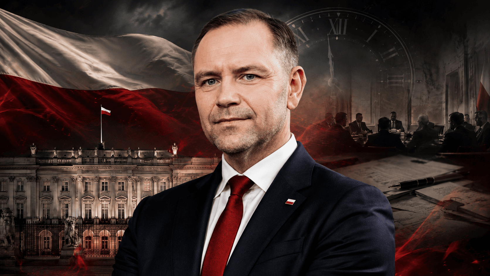 Grafika Top 5 dnia Wirtualnego Sejmu o najważniejszych wydarzeniach politycznych z 6 sierpnia 2026 roku.