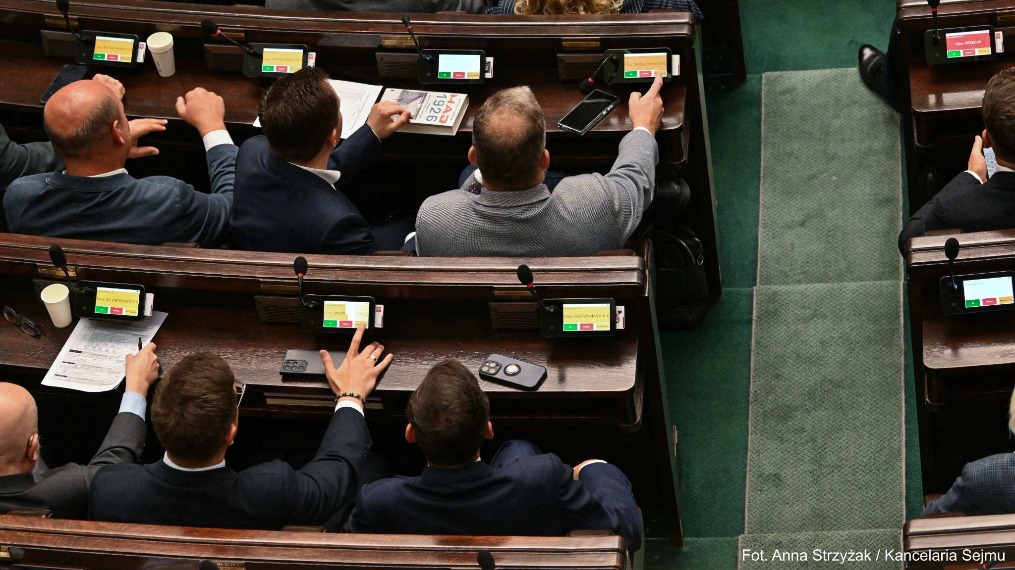 Grafika Top 5 dnia Wirtualnego Sejmu o najważniejszych wydarzeniach politycznych z 9 września 2026 roku.