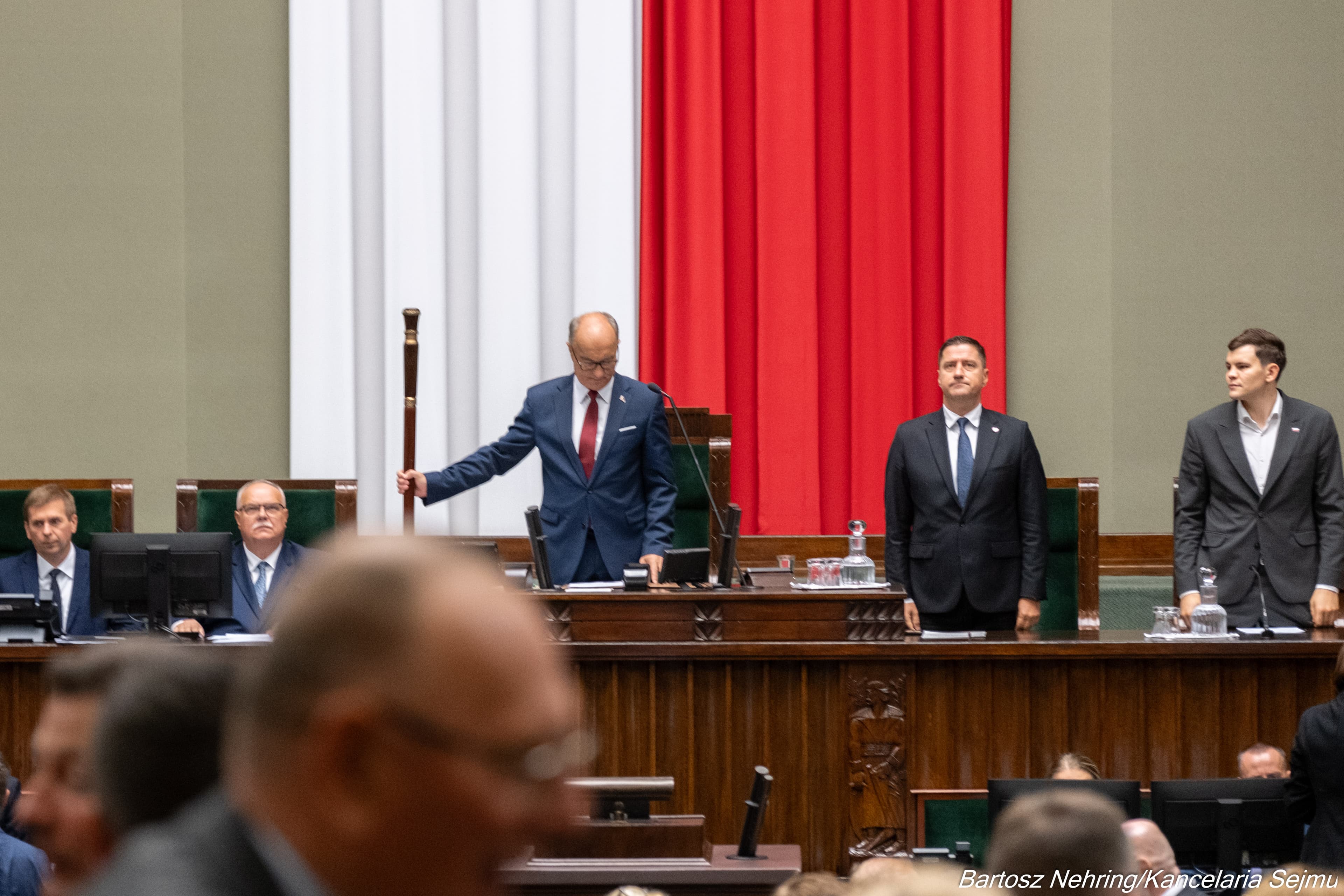 Grafika Top 5 dnia Wirtualnego Sejmu o najważniejszych wydarzeniach politycznych z 15 września 2026 roku.